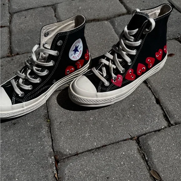 Converse x Play Comme Des Garçons High Tops - Picture 3 of 4
